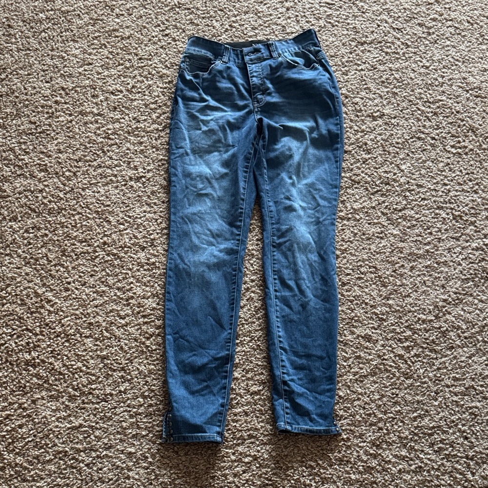 8 Tall New York & Company Light Blue High-Waist Jeans